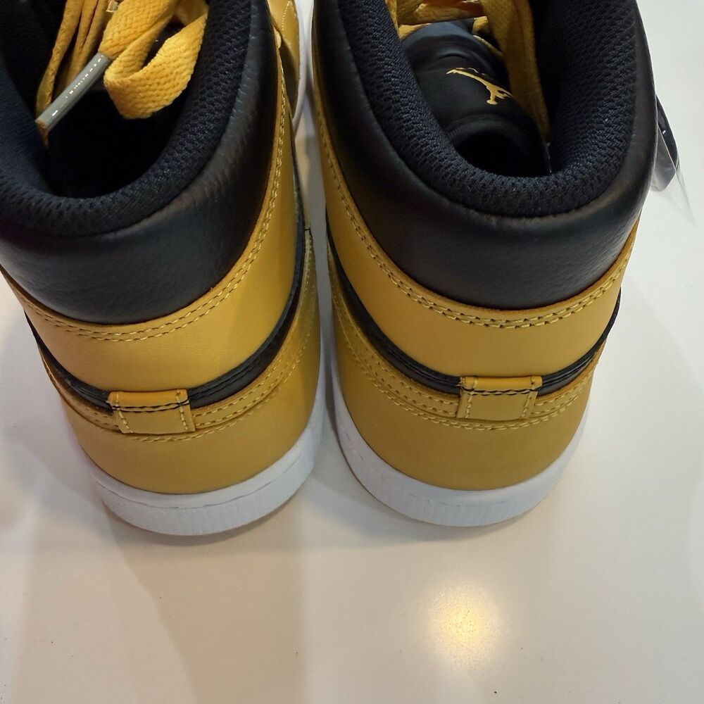 Nike Air Jordan 1 Golf High Pollen Black/Yellow Men's Size 13 DQ0660-100 - Picture 6 of 10